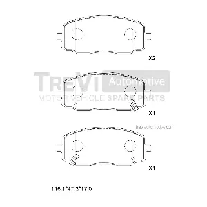 TREVI AUTOMOTIVE PF1258