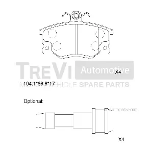 TREVI AUTOMOTIVE PF1355