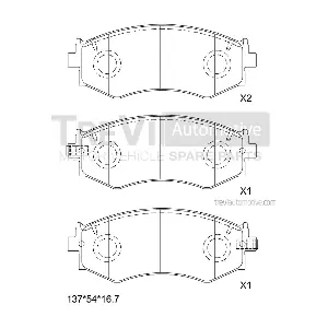 TREVI AUTOMOTIVE PF1554