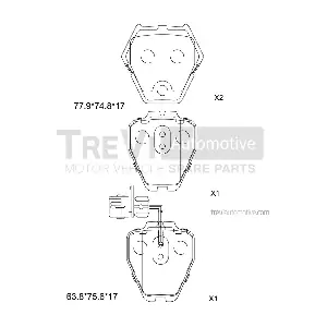 TREVI AUTOMOTIVE PF1233