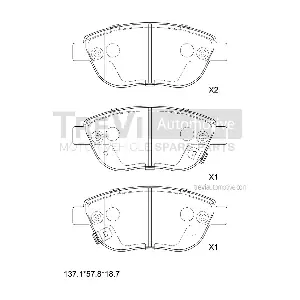 TREVI AUTOMOTIVE PF1493