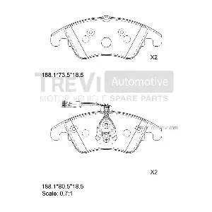 TREVI AUTOMOTIVE PF1338