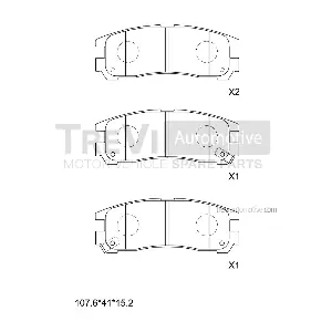 TREVI AUTOMOTIVE PF1584