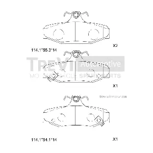 TREVI AUTOMOTIVE PF1041