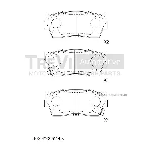 TREVI AUTOMOTIVE PF1568