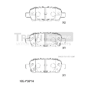 TREVI AUTOMOTIVE PF1454