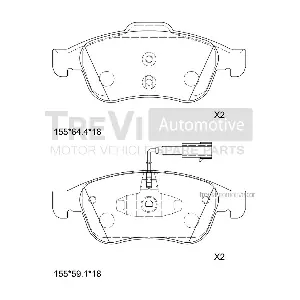 TREVI AUTOMOTIVE PF1457