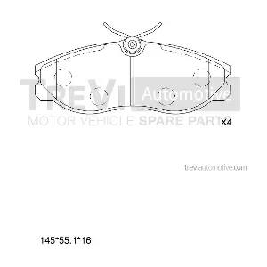 TREVI AUTOMOTIVE PF1605
