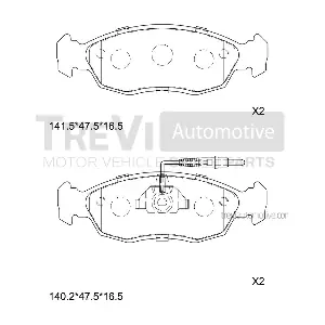 TREVI AUTOMOTIVE PF1598