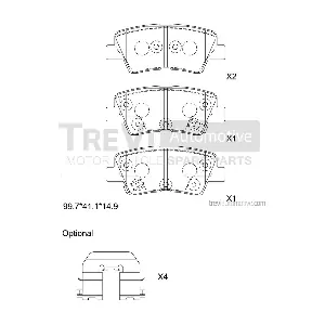 TREVI AUTOMOTIVE PF1306