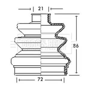 BCB2694 BORG & BECK