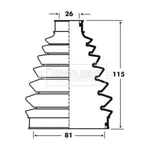 BORG & BECK BCB6075