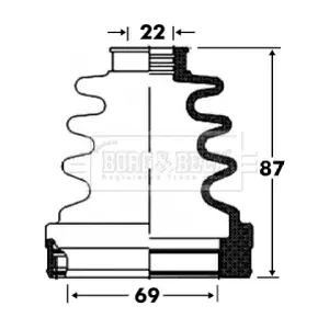 BCB2863 BORG & BECK