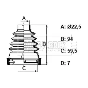 BCB6368 BORG & BECK