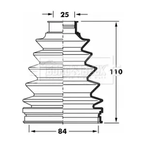 BCB6054 BORG & BECK