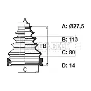 BCB6393 BORG & BECK
