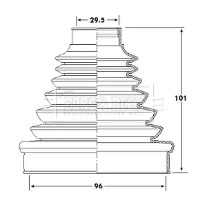 BCB6220 BORG & BECK