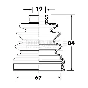 BCB6309 BORG & BECK