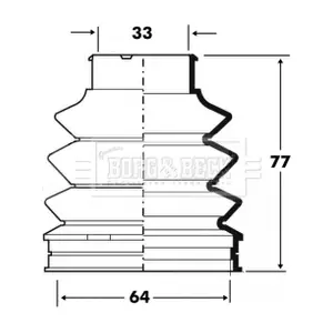 BCB6095 BORG & BECK