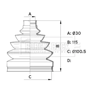 BCB6345 BORG & BECK