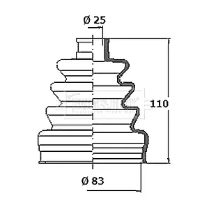 BORG & BECK BCB2363R