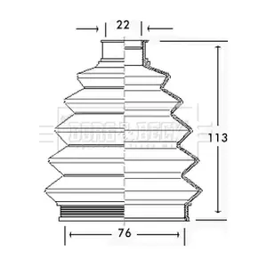BCB2335 BORG & BECK