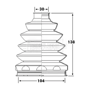 BCB6228 BORG & BECK