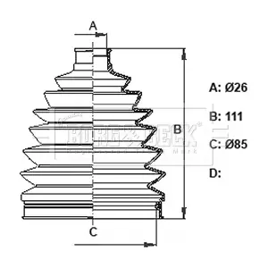 BCB6381 BORG & BECK