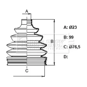 BCB6376 BORG & BECK
