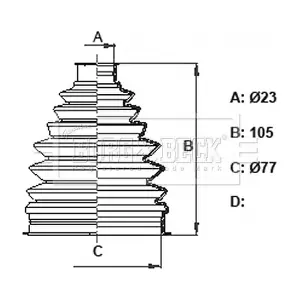BCB6168 BORG & BECK