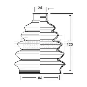 BCB2302R BORG & BECK