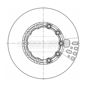 BORG & BECK BBD32676