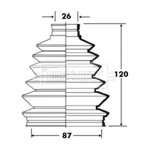 BCB6011 BORG & BECK