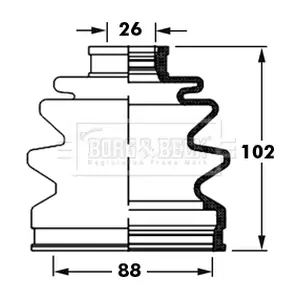 BCB2388 BORG & BECK