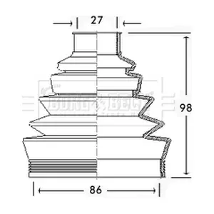 BCB2304 BORG & BECK