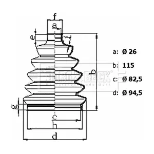 BCB6435 BORG & BECK