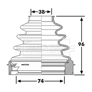 BCB6254 BORG & BECK
