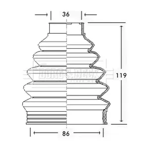 BCB2280 BORG & BECK