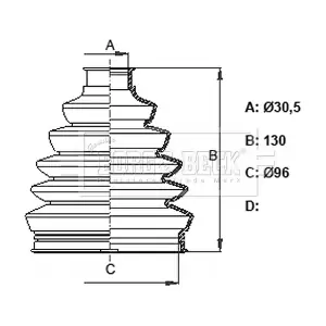 BCB6121 BORG & BECK