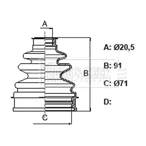 BCB6349 BORG & BECK