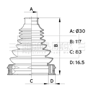 BORG & BECK BCB6412