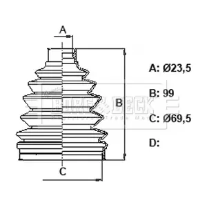 BCB6166 BORG & BECK