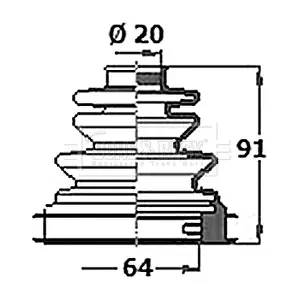 BCB6334 BORG & BECK