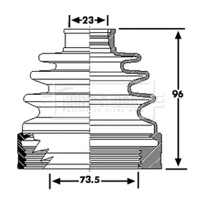 BCB6222 BORG & BECK