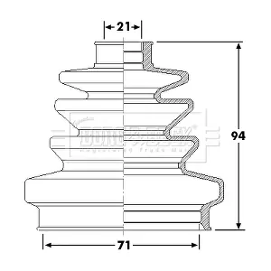 BCB6257 BORG & BECK