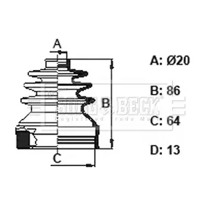 BORG & BECK BCB6157