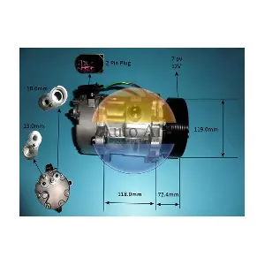 14-1208P AUTO AIR GLOUCESTER