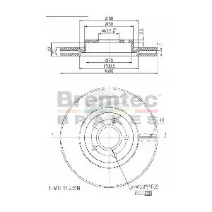 BREMTEC BDR16410EL