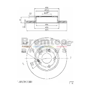 BREMTEC BDR17510EL