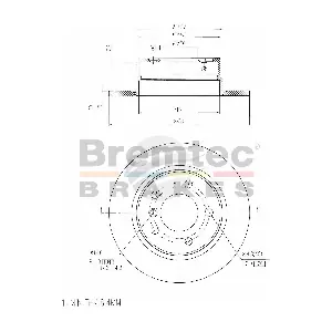 BDR18140EL BREMTEC